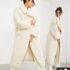ASOS oversized Teddy coat size 16